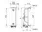 Preview: IP67 WANDSTECKDOSE 16A/400V/5P ABSCHALTBAR mit DIN-Schiene 5TE