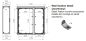 Preview: IP55 Kunststoff GFK Schaltschrank 1250x1250x300 mm HBT Standard 2-türig mit Regendach