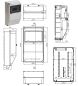 Preview: IP67 Wandverteiler leer 1x9TE HS