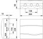 Preview: IP40 AP Verteilergehäuse 1x12TE HS + N/PE weiß Preview: IP40 AP Verteilergehäuse 1x12TE HS + N/PE weiß