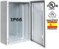 Preview: IP66 control cabinet 800x400x300 mm HBT VDE UL