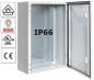 Preview: IDE GN804020 Wall Mounting Enclosure RAL7035 IP66 single door HBT 800x400x200