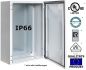Preview: metal control cabinet 500x400x150 mm HBT IP66 single door