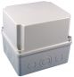 Preview: GSX231 plastic housing pre-embossed 241x180x175mm LWH gray terminal box IP65-IP67