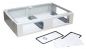 Preview: Stahlblechgehäuse Klemmenkasten mit Flansch HBT 400x600x135mm RAL7035