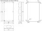 Preview: Sheet steel housing HWD 200x400x135mm RAL7035 terminal box with flange