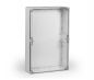 Preview: ABS housing 600x400x132mm plastic smooth IP66 transparent cover