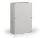 Preview: Polycarbonatgehäuse 600x400x185mm Kunststoff glatt grau IP66