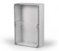 Preview: Polycarbonate housing 600x400x185mm plastic smooth IP66 transparent cover