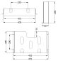Preview: Schaltplantasche A4 Stahlblech RAL7035
