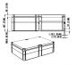 Preview: Polycarbonatgehäuse 600x400x185mm Kunststoff glatt IP66 transparenter Deckel