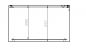 Preview: Wall Mounting Enclosure RAL7035 IP66 single door HBT 600x500x300