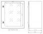 Preview: Wall Mounting Enclosure RAL7035 IP66 single door HBT 600x500x300
