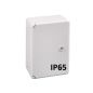 Preview: ABS WALL-MOUNTING CABINET 300x200x130 WITH MOUNTING PLATE
