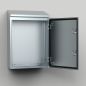 Preview: ELDON AFS10083 V2A stainless steel control cabinet 1000x800x300mm HWD with sloping roof