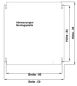 Preview: Metall Schaltschrank 500x400x150 mm HBT IP66 1-türig