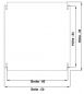 Preview: B-grade IP55 control cabinet 800x1200x300 mm (HxWxD), 2-door, RAL 7035, incl. MP