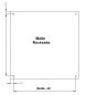 Preview: Control cabinet 600x600x200 mm HBT IP66 sheet steel 1-door with galvanized mounting plate