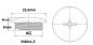 Preview: Metric round blind plug M20x1.5, light gray