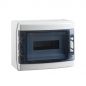 Preview: CDN12PT IP65 AP Feuchtraum Verteiler 1-reihig 12TE mit Tragschiene (BHT) 310x246x148mm