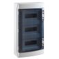 Preview: IP65 ABS 36TE Aufputz Feuchtraumverteiler CDN36PT3F 3-reihig 3x 12TE plombierbar