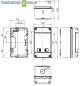 Preview: CDN4G AP distributor 1x4TE HS - wet room distributor IP65 sealable - PU