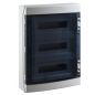 Preview: surface-mounted wet room distributor 3-row 54TE  3x 18TE IP65 ABS sealable