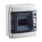 Preview: CDN6PT IP65 AP wet room distributor 1-row 6HP with mounting rail (WHD) 202x231x113mm