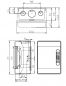 Preview: IDE CDN4PT/RR ABS Aufputz Feuchtraum-Verteiler 1x4TE  IP65 plombierbar mit transparenter Klappe und Anschlussklemme