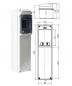 Preview: IP65 wall distributor 1x4TE with mounting rail and transparent. flap