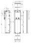 Preview: IP65 sockets - wall distributor 1x 4TE with transp. Flap and N-PE terminal - Kopie