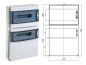 Preview: IP65 Wandverteiler 2x18 TE mit 4x230V 2x 16A 1x32A Steckdosen IP67 anschlußfertig verdrahtet