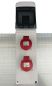 Preview: IP65 Wandverteiler 44618R 4TE 2x 230V rot Steckdosen IP54 vorverdrahtet
