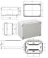 Preview: IP65 ABZWEIGDOSE  162x116x76mm LBT mit glatten Seiten - VPE