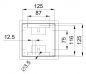 Preview: IP66 Stahlblech Klemmenkasten 150x150x135mm LBT RAL7035  ohne Flansch