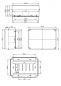 Preview: ELT322 plastic housing gray 328x239x129mm LWH with transparent cover IP65-IP67