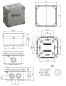 Preview: Terminal box LBT 108x108x64mm with grommets