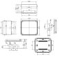 Preview: IDE EX171 plastic housing knockout 155x179x100mm LWH terminal box IP65-IP67