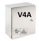 Preview: V4A control cabinet 400x400x200 mm HBT IP66 stainless steel 316L with mounting plate