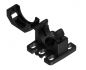 Preview: Corrugated tube holder NW12/13 black with flange