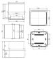 Preview: GSL171 Kunststoffgehäuse grau 175x151x155mm LBH Klemmenkasten wasserdicht IP65-IP67 - VPE