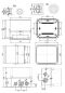 Preview: GSVT171 plastic housing with grommets 175x151x155mm LWH with transparent cover IP65-IP67