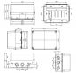 Preview: INDUSTRIEGEHÄUSE LBT 328x239x188mm transparent vorgeprägt