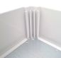 Preview: IP66 Polycarbonatgehäuse 400x300x185mm glatt transparenter Deckel komplett