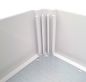 Preview: Polycarbonatgehäuse 300x200x132mm grau IP66 mit glattem Unterteil