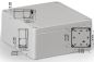 Preview: IP66 Polycarbonat Gehäuse 125x125x60mm grau glatt