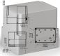 Preview: IP66 Polycarbonatgehäuse 175x125x150 mm LxBxH