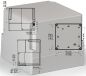 Preview: IP66 Polycarbonatgehäuse 175x175x150 mm LxBxH