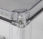 Preview: ABS housing 400x400x132mm plastic smooth IP66 transparent cover