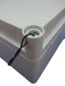 Preview: polycarbonat housing 600x400x185mm plastic smooth gray IP66